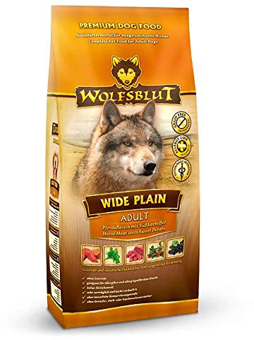 Wolfsblut - Wide Plain Adult- 4 x 2 kg - Pferd - Trockenfutter - Hundefutter - Getreidefrei