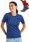 Merino.tech 100% Merino T Shirt Damen - Merinowolle Sport Wandern Thermoshirt Damen + Wandersocken (Large, Windsor Blue Crewneck)