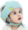 IULONEE Atmungsaktiv Baby Helm Kopfschutz Kleinkind Schutzhut Baumwolle Sicherheitshelm Baby Sturzhelm (Blau Krone)