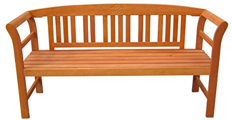 möbelando Gartenbank >Harland< (BxHxT: 157x82,2x45 cm) in braun - 157x82,2x45 (BxHxT)