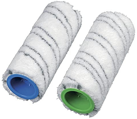 LUTH Premium Profi Parts Mikrofaser-Reinigungswalze grau kompatibel mit Kärcher 2.055-007.0 für Hartbodenreiniger 2Stk