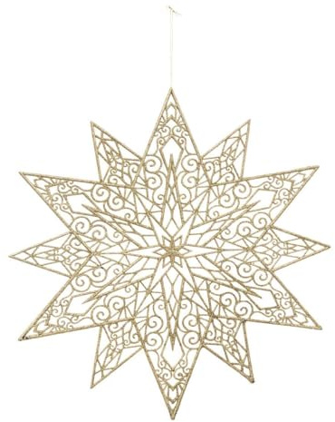 FEERIC LIGHTS & CHRISTMAS - Sujet Stern Maxi 48cm Kunststoff Gold