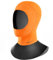 Buddyswim Neoprenhaube, Freiwasser-Schwimmkappe Haube Trilaminat Wärme 2.5mm, Orange S