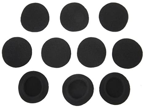 Ohrpolster für PX100 Koss Porta Pro Kopfhörer, 45 mm, weiche und langlebige Ersatzohrpolster, Schwarz, 5 Paar
