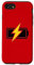 Miftees Hülle für iPhone SE (2020) / 7 / 8 Akku-Ladung, Polycarbonat und TPU, Geladener Akku, Gelbes Blitz-Symbol, Stoßdämpfung, Einfache Installation, Kabelloses Laden Kompatibel, Basic Case