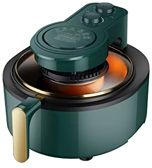 Freidora de aire, freidora de aire barata sin aceite de gran capacidad 6.0L para el mercado con freidora de aire Cocina (color: verde, tamaño: AU) Stabilize