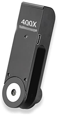 DDNGEJ 400x Mobile Phone Microscope 400x Magnifying Glass Micro External Mini Mobile Phone Microscope