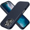 TAXXOE Silicone Case Compatible with iPhone 16 Pro Case Soft Ultra Slim Protective Shockproof Liquid Silicone Phone Case,Anti-Scratch Microfiber Lining, 6.3 Dark Blue