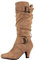 outlet angebote Langschaft Stiefel Damen Weiter Schaft Damen Klassische Stiefel Casual Spitze Zehe Klobiger Blockabs barfußschuhe damen sale damenschuhe sommer sale