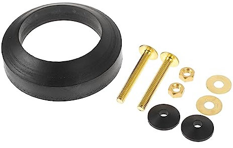 Hemobllo Schwarzer Gummi Dichtungsringschrauben für Toilettenspülkasten mit Professioneller Verarbeitung und Hoher Formbeständigkeit als Toilettenwassertank Zubehör