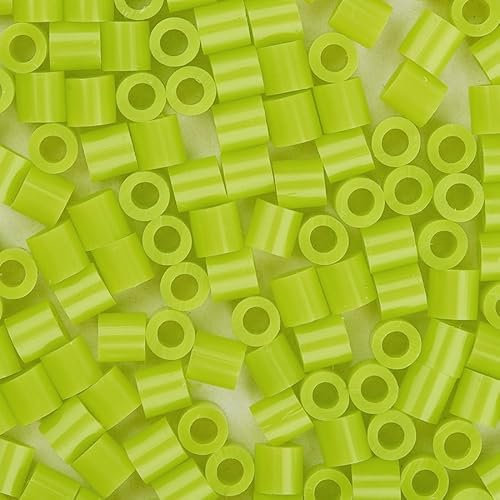 Handicraft Emporium | Melty Beads, Fuse Beads, Hama Bead Compatable (5mm (Standard), Green/Yellow)