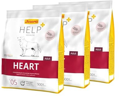 Josera Help Dog | Heart 3x900g Trockenfutter | Sparpaket | Hundefutter