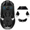 immoenuc Glass Mouse Skates for Logitech G903 Lightspeed Wireless Gaming Mouse Feet Pads Smooth Durable Game Mice Accessories Slimmer Toughened Glass Fabrication (Earth Pattern)