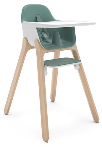 UPPAbaby Ciro Highchair | Emrick | Modern Baby High Chair Seat | Adjustable Harness, Perfect-Fit Tray, Easy Clean Seam-Free Design | Compact & Foldable | from 4 Months to 3 Years