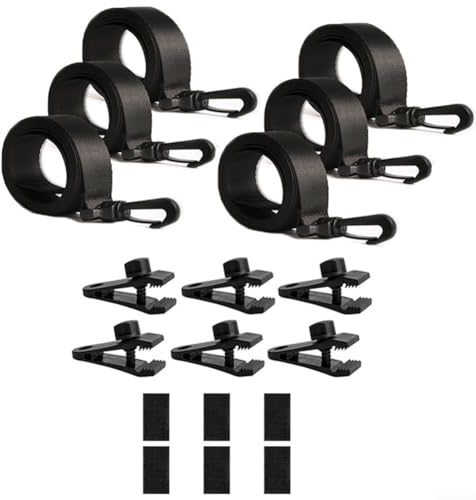 Pool Aufroller Kit 6 Riemen Clips Solarplane Befestigung