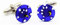 Gemelos muñequeras Cufflinks Murrine Multicolor Cristal de Murano Made in Italy