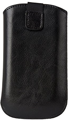 Premium Handytasche schwarz für Artfone C1/ Artfone CS182/ Artfone CS181 - Handy Hülle Etui Case Sleeve Gürteltasche