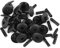 sourcing map 20 Stück Kunststoffnieten Auto Befestigung Clips Bumper Push-Type Fastener Clips für Audi 4D0-807-300