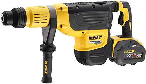 DeWalt DCH773Y2-QW Marteau sans Brosse XR FLEXVOLT 54V LI-ION 12AH SDS-MAX 10 kg 52 mm Noir/Jaune