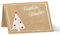 Tischkarten/Platzkarten aus Kraftpapier Motiv Besinnliche Weihnachten 25
