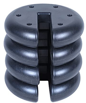 Huachaoxiang Base de la Tienda Pie de Costura de la Tienda Cubo de plástico Base con Relleno de Agua o Base de Cemento Base del pabellón Soporte de sombrilla para Uso en Exteriores