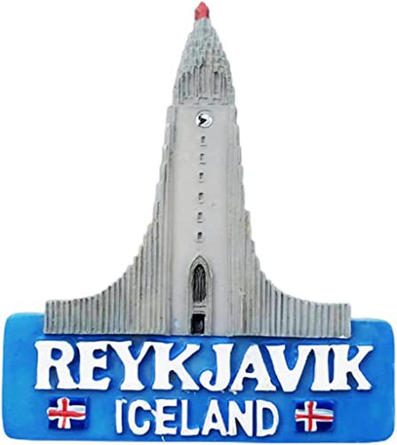Reykjavik Island Magnet Kühlschrank Kühlschrank Magnet Dekoration Aufkleber Souvenir Harz Handwerk Küche Whiteboard