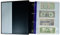 PELLER'S Banknotenalbum Größe XL für 70 Geldscheine und Schecks – 30 Hüllen 219x100mm 40 Hüllen 219x75mm 20 Blätter und Tre geldscheine sammeln geld aufbewahrung währungshüllen eintrittskarten hülle