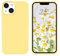 DUEDUE Coque pour iPhone 13, Silicone Fine Rigide Antichoc, Coque de Téléphone pour iPhone 13 Protection Intégrale, Doublure Micro Fibre Anti Rayures Etui pour iPhone 13 6,1 Pouces, Jaune