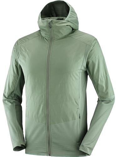 Salomon Herren Midlayer Kapuze Jacke, Lorbeerkranz, Medium