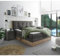 Lomadox Boxspringbett 180x200 cm mit Bettkasten | Doppelbett in grau mit Artisan Eiche Nb., Härtegrad H2