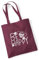 Huuraa Einkaufsbeutel Be Happy Biene Geschenk 10 Liter Burgundy Baumwolle Be Happy Überraschung