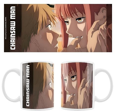 Chainsaw Man mug céramique Denji & Makima
