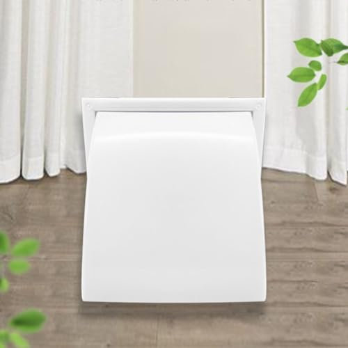 AIDNTBEO Außenwand-Abluftventilator mit abgedeckter Auslassfeder, weniger Design, geeignet für Hydrokultur-Fans, 185 x 128 x 147 mm (100 mm)