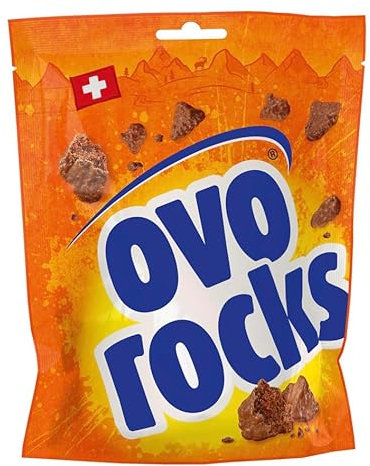 Ovomaltine Ovo Rocks - Poudre Ovomaltine enrobée au chocolat Suisse 120g