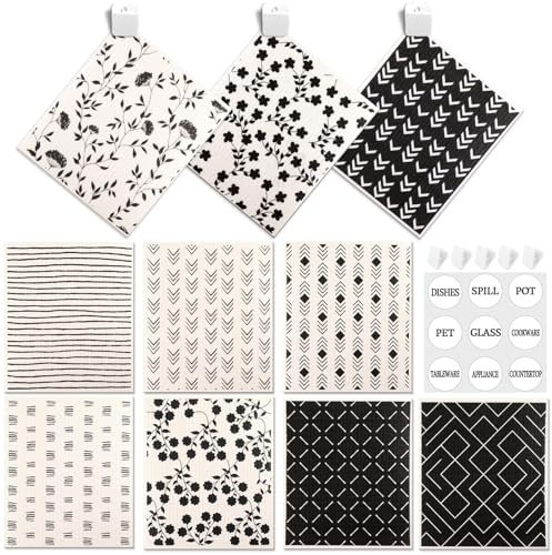 Lucomb 10 Pack Swedish Dishcloths for Kitchen