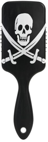 Massage Hairbrush Comb for Men Women and Kids,Cross Bones Skull Knife Hair Brush style for long,Thick,Curly,Wavy,Dry and Damaged Hair
