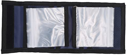 Fishing Tackle Binders, Fly Fishing Leader Tippet Wallet with 10 Pockets | Detachable Transparent, Durable Oxford Cloth, Line Storage Bag for Outdoor Anglers