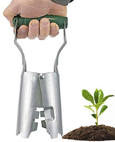 Blumenzwiebel-Pflanzgefäß-Set, Blumenzwiebel-Pflanzgefäß-Werkzeuge, Garten-Zwiebel-Pflanzer, Pflanzung, atomatische Bodenfreisetzung for Graben/Nachfüllen von Löchern for Tulpen, Narzissen, Dahlien, G