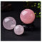 IPWWUTTH 1pc natürliche runde Steinquarzkugel Amethyste Rose weißer Quarzkristall Obsidian Citrine Steinkugel Ball Haushaltswaren(Color:Rose Quartz,Size:35-40mm)
