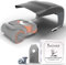 Idea Mower Garage Robot Tondeuse VADER NAVI + 30 lames de rechange Premium offertes - Compatible avec Segway NaviMow (Noir/Anthracite)