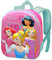 Clondo 3D Kindergartenrucksack für Kinder, für Disney Prinzessinnen Fan, Freizeitrucksack für Mädchen, Kindergarten, 31 cm, Reisen, Geschenk, Rucksack, Ariel, Jasmine, Rapunzel