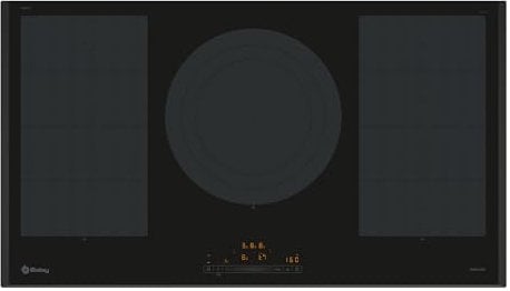 Balay - Placa de Inducción, 90 cm de ancho, Flex Inducción, 3 Zonas, Zona de 32 cm,11 Niveles, Función Sprint, Negro, 3EB999LH
