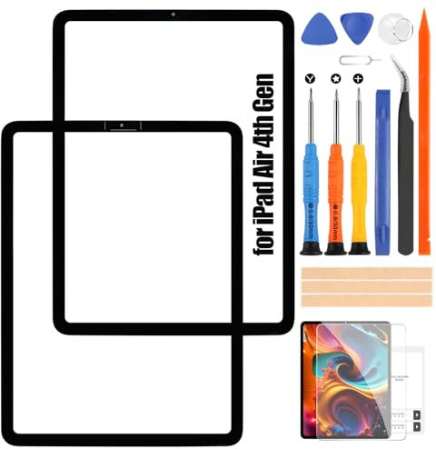 per iPad Air 4 4th Generazione Schermo Ricambio - per iPad Air4 2020 Vetro Ricambio per iPad Air 4 Gen Pannello Kit Parti di Riparazione 10.9’’ A2324 A2072 A2325 A2316, Non Touchscreen LCD
