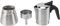 Akozon 304 Stainless Steel Italian Moka Pot Maker - High Pressure Cold Brew Coffee Brewer with Single Valve - for Hand Drip Coffee Lovers