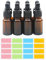Pipettenflasche,8pcs Pipettenflaschen Glas 10ml,Braune Glasflaschen,Apothekerflaschen,Pipette Glasflasche,Brown Glass Bottles,Perfume Bottle With Dropper,Mini Pipettenflasche