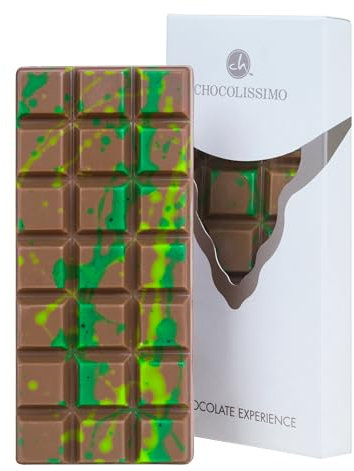 CHOCOLISSIMO - Cioccolato al latte di Dubai, Cioccolato di Dubai, Cioccolato belga di lusso, cioccolato con torta kataifi e pistacchi