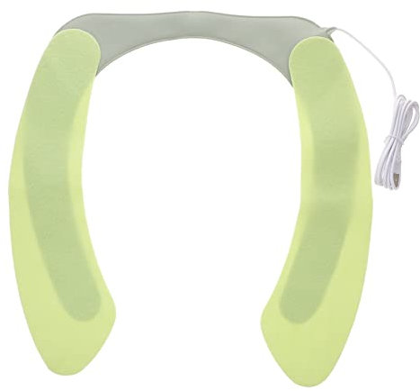 Holibanna beheizter Toilettensitz Toilettensitzauflage für den Winter Toilettensitzheizung Deckel beheizbare sitzkissen beheizbares sitzkissen wc warme auflage Badezimmerkissen Flanell Green