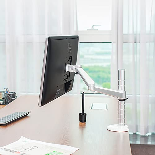 Montare monitoraggio del supporto TV universale, braccio monitor in alluminio articolato a movimento completo, supporto per supporto monitor Fit da 10 a 32 pollici di computer LCD piatto/curvo