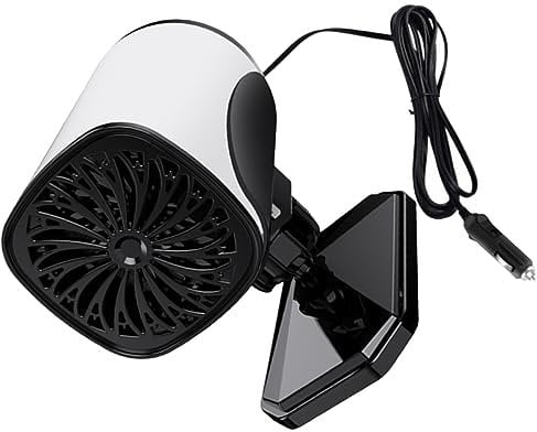 FUNOMOCYA Riscaldatore per Auto Ventilatore Elettrico per Rimuovere Nebbia e Facile Installazione con e Basso Consumo per e