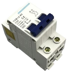 Interruttore automatico a corrente continua 2P 20A 440V MCB